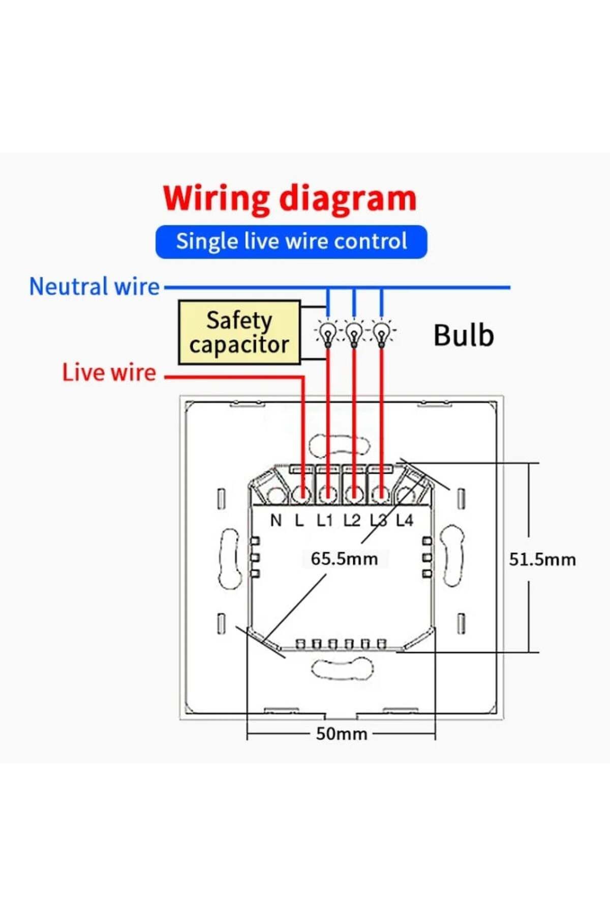 iUni-Întrerupător tactil inteligent, WiFi, Sticlă securizată, iUni 3G, 10A, Control vocal, Smart Life/Tuya, LED, Argintiu 8