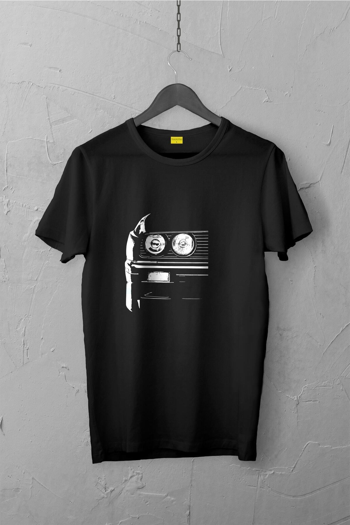 Pisa Art Bmw E30 Tasarımlı Tshirt , Unisex Premium, Çatlama Solma Yapmaz / Otomobil