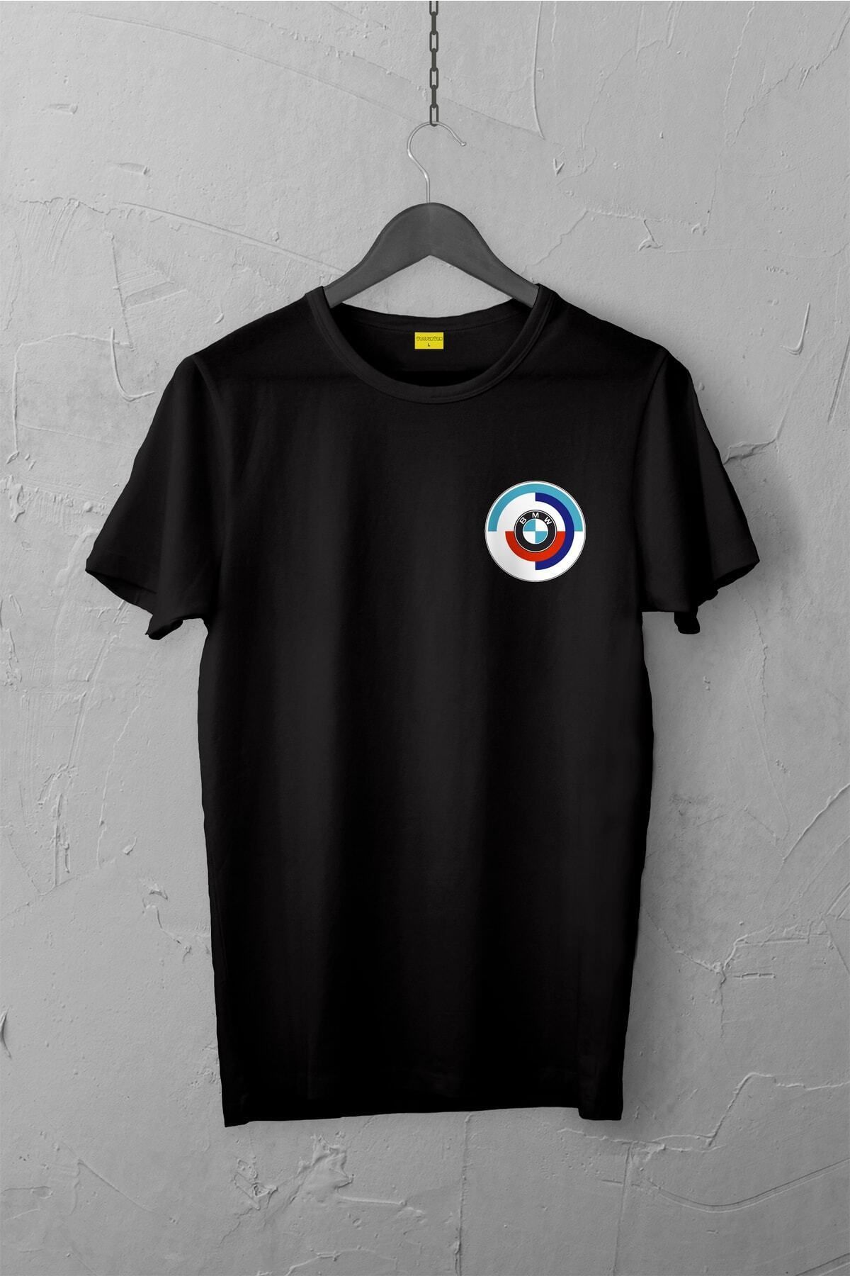 Pisa Art Bmw Amblem Tasarımlı Tshirt , Unisex Premium, Çatlama Solma Yapmaz / Otomobil