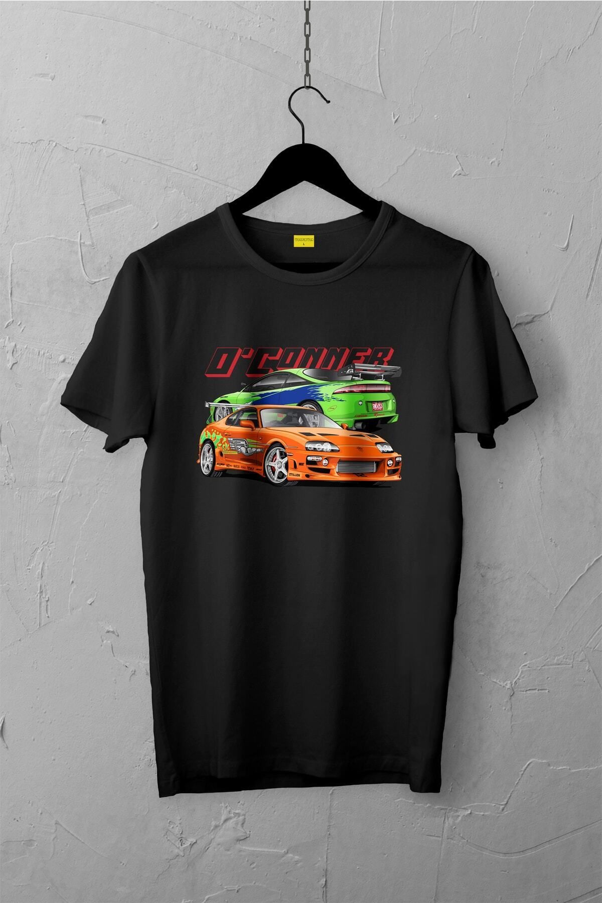 Pisa Art Toyota Supra Design Tshirt , Unisex Premium, Çatlama Solma Yapmaz / Otomobil
