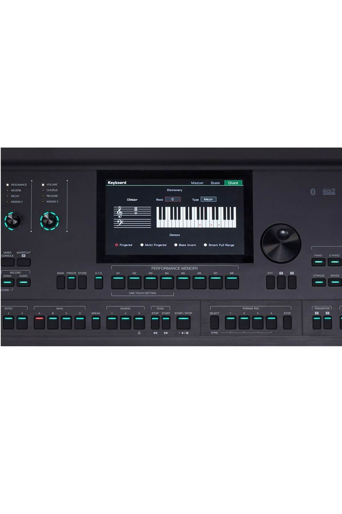 MEDELİ-Akx10 Digital Arranger, 61 Dynamic Keys, 7” Touch Screen, 768 Mb Sampler, 1100 Sounds, 280 Rhythms 3
