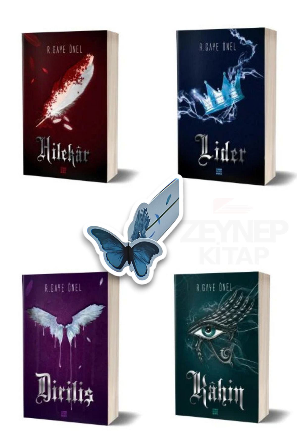 Dokuz Yayınları Ateşli Kanatlar 4 Kitap Set(KARTONKAPAK)(Özel Tasarım Hareketli Kelebek Ayraç Hediye)