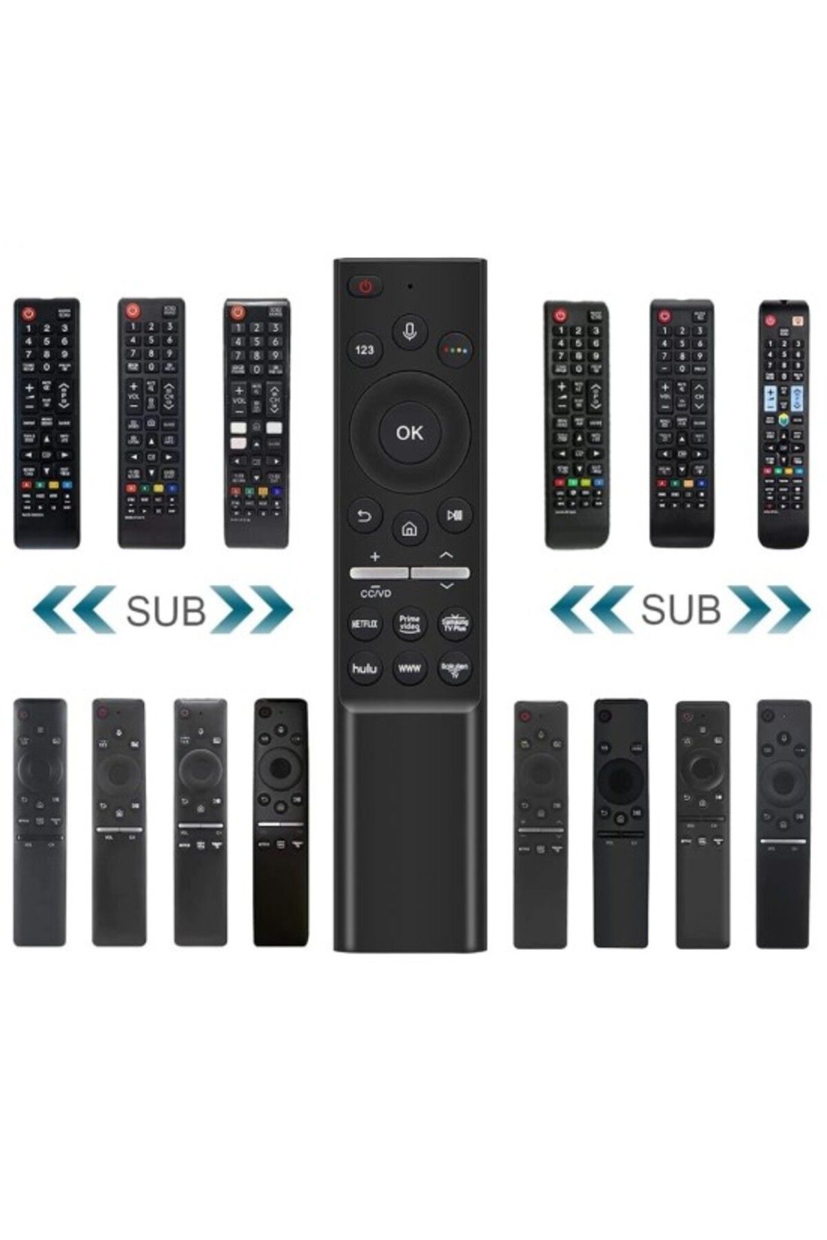 OEM-KNTECH remote control with IR+BLUETOOTH for Samsung 4K LED BN59-01363,BN59-01357,BN59-01358,BN59-01330 1