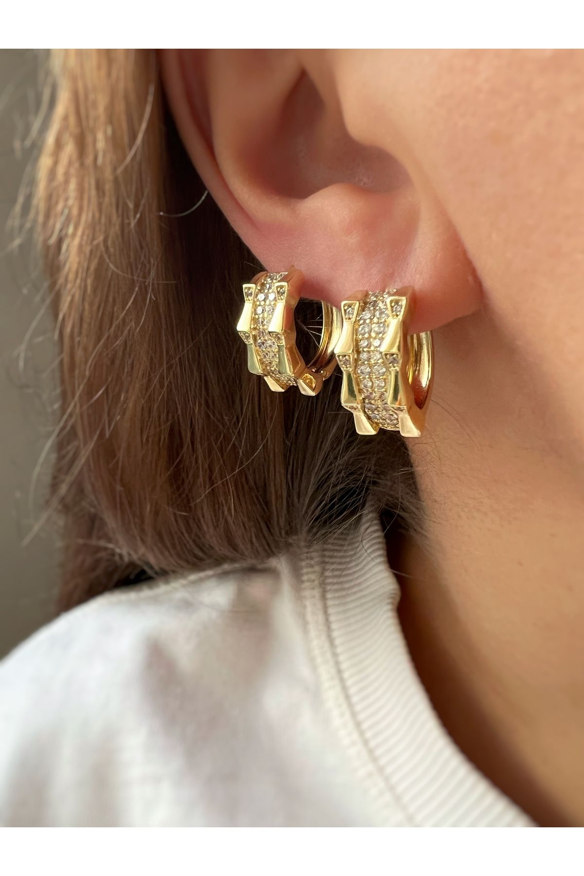 ToffyStore VIP KALIN VİNTAGE TASARIM KÜPE