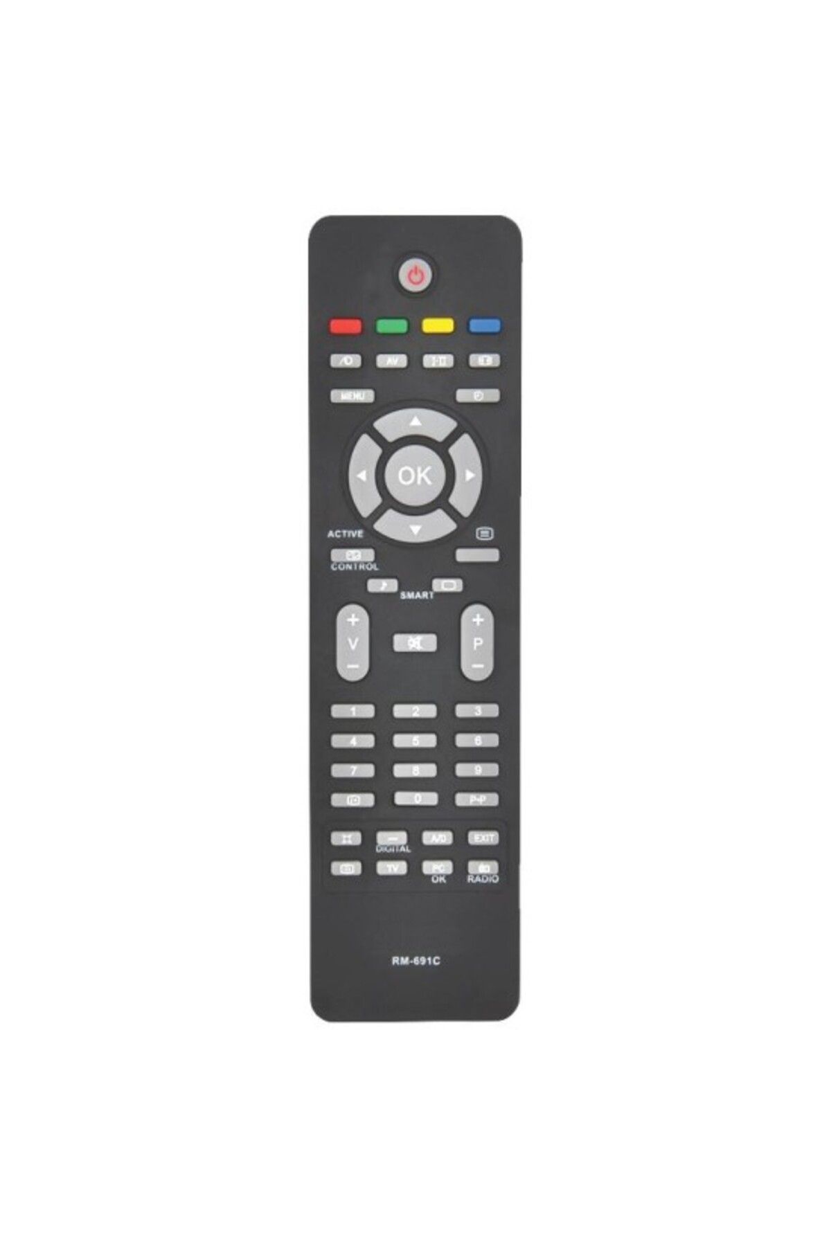 OEM-RC4705, RM-691C Remote control for PHILIPS LCD/TV (codes SAA3010) 1