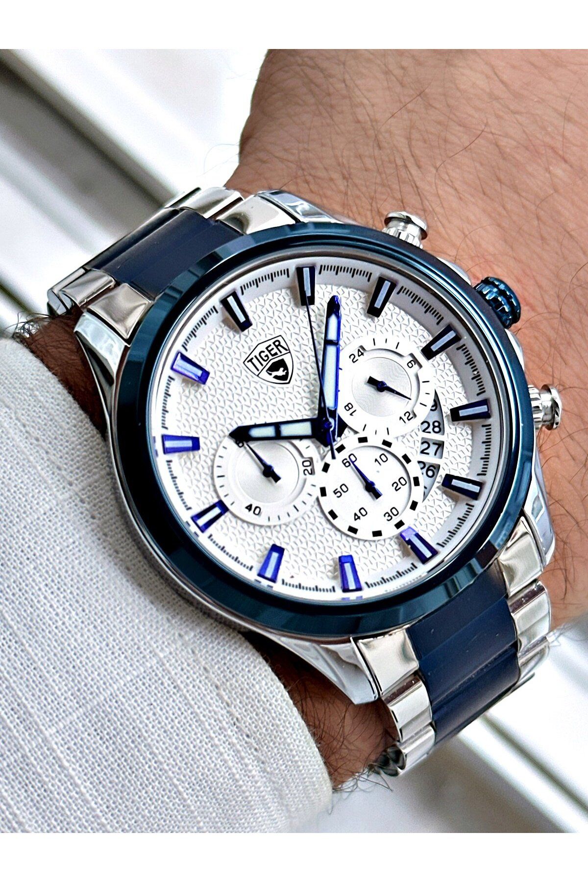 Tiger TI-618C TIGER ÇELİK ERKEK SAATİ