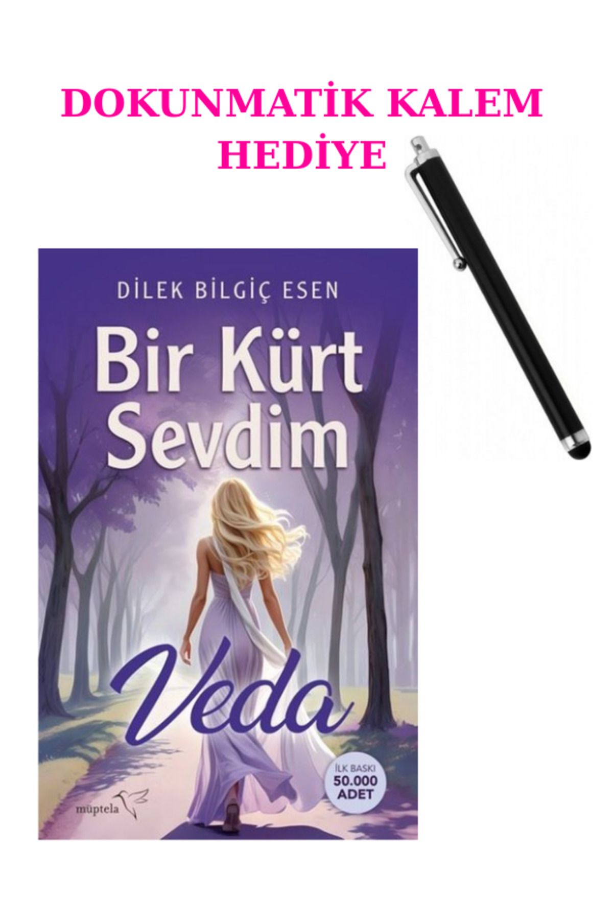 FOM Kitap Bir Kürt Sevdim-Veda + DOKUNMATİK KALEM HEDİYE