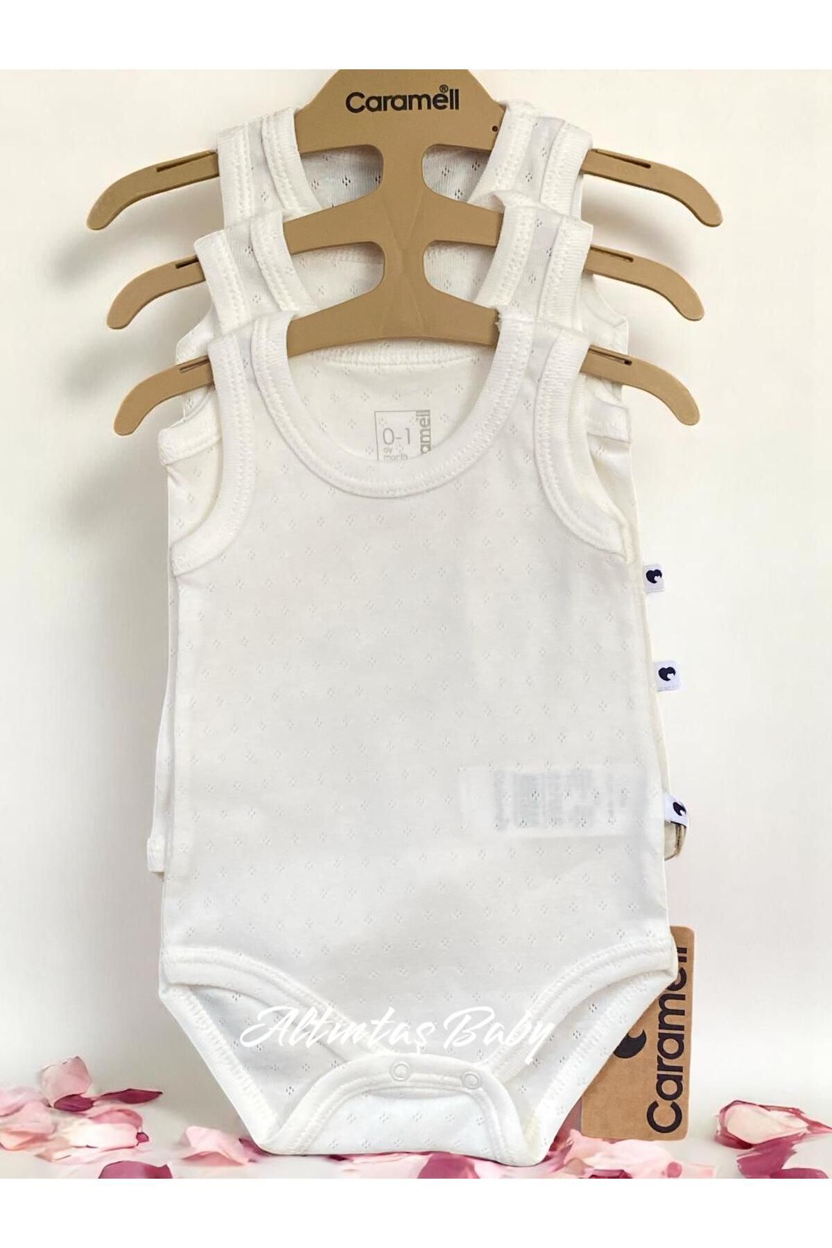 ALTINTAŞ BABY Yumuşak ve Nefes Alabilen %100 Pamuk 3'lü Body Set