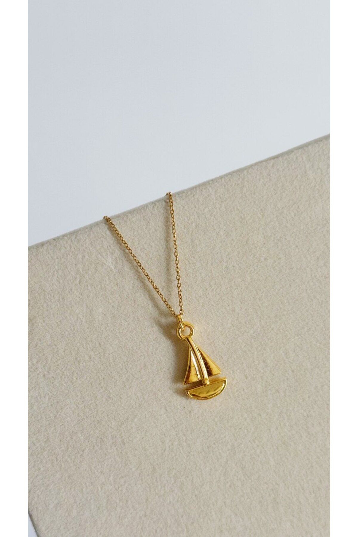 Mojo Jewellery Çelik Zincirli Gemi Kolye Waterproof