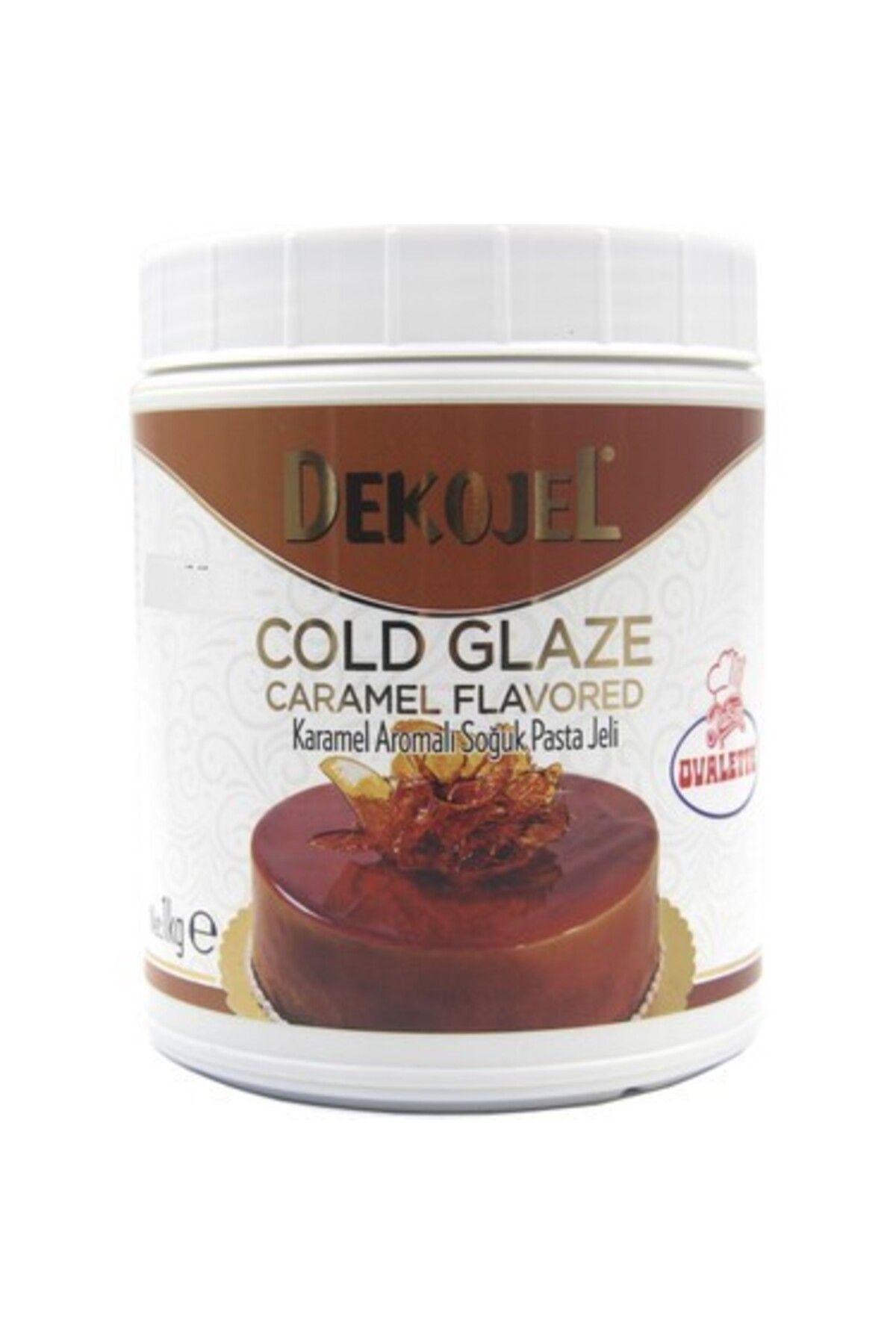 Katsan Ovalette Soğuk Pasta Jeli (Jöle) Karamel 1 Kg