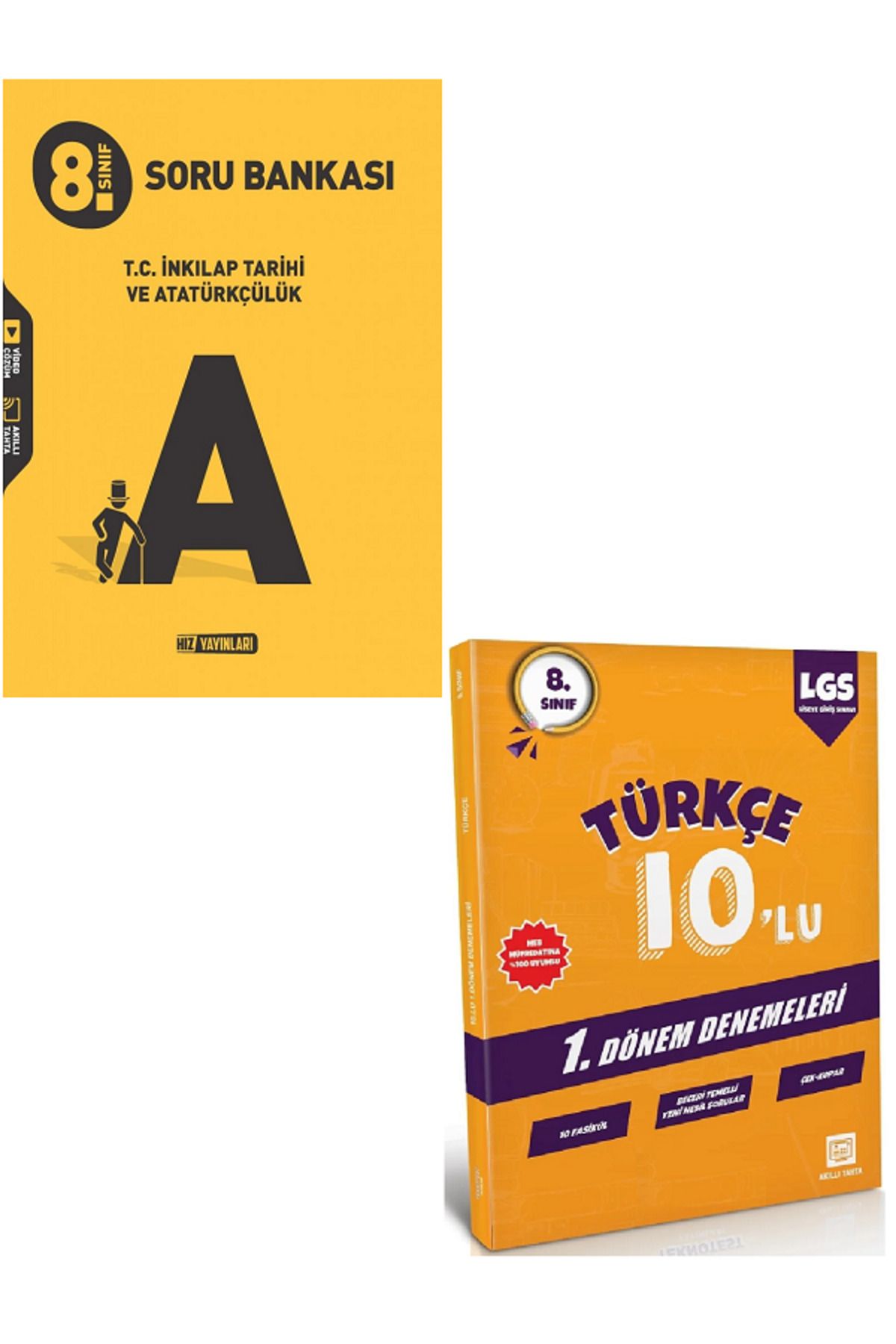 Efsane Yayınları 8.Sınıf Hız İnkılap Tarihi ve Atatürkçülük Soru Bankası / 10'Lu Türkçe Deneme HEDİYE - 2 KİTAP SET