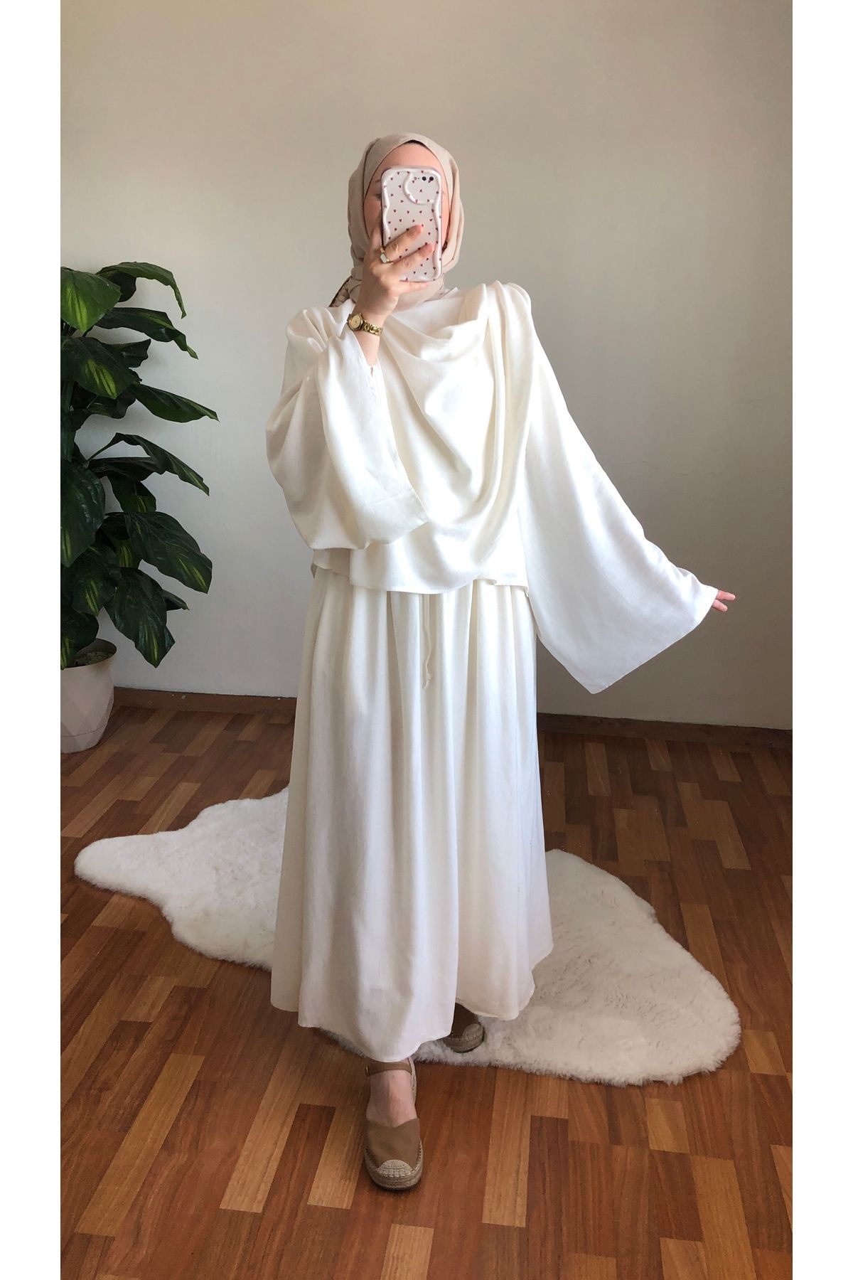 MODA ŞİHAL Pelerin Tasarımlı Etek Takım
