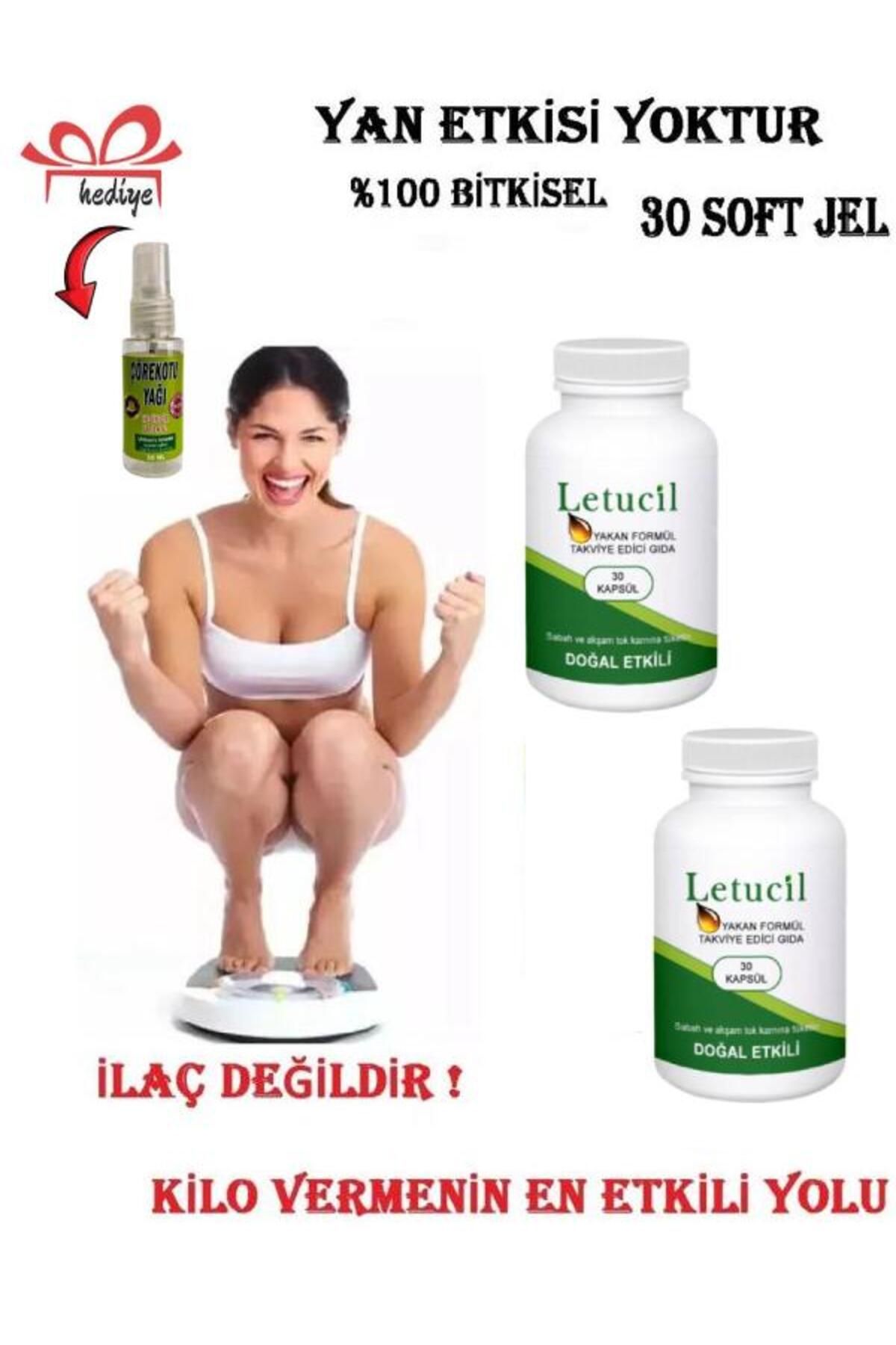 HELSOL Letucil 30'lu Biberiye&Yeşil Çayın Etkisiyle Diyetinize Takviye x 2 adet
