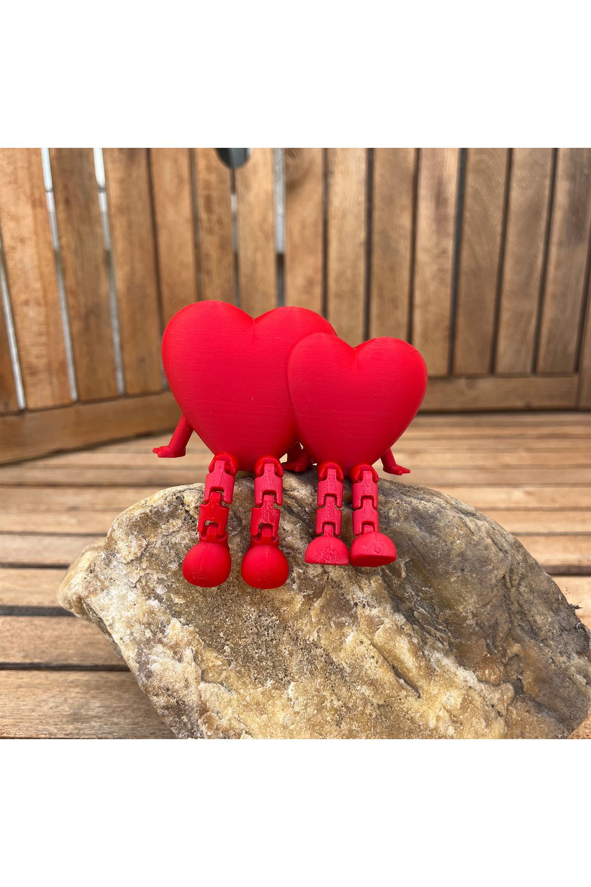Gada sevgili hediyesi-romantik kalp hediye-yıldönümü hediyesi-sevgililer günü hediyesi-h:5cm x w:9cm
