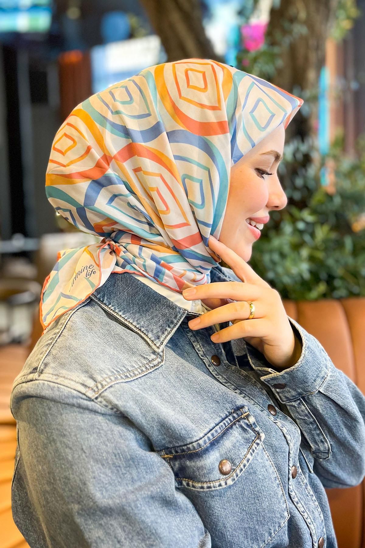 Armine Life Vual Eşarp - İnce Yazlık Kumaş - 10093L-13