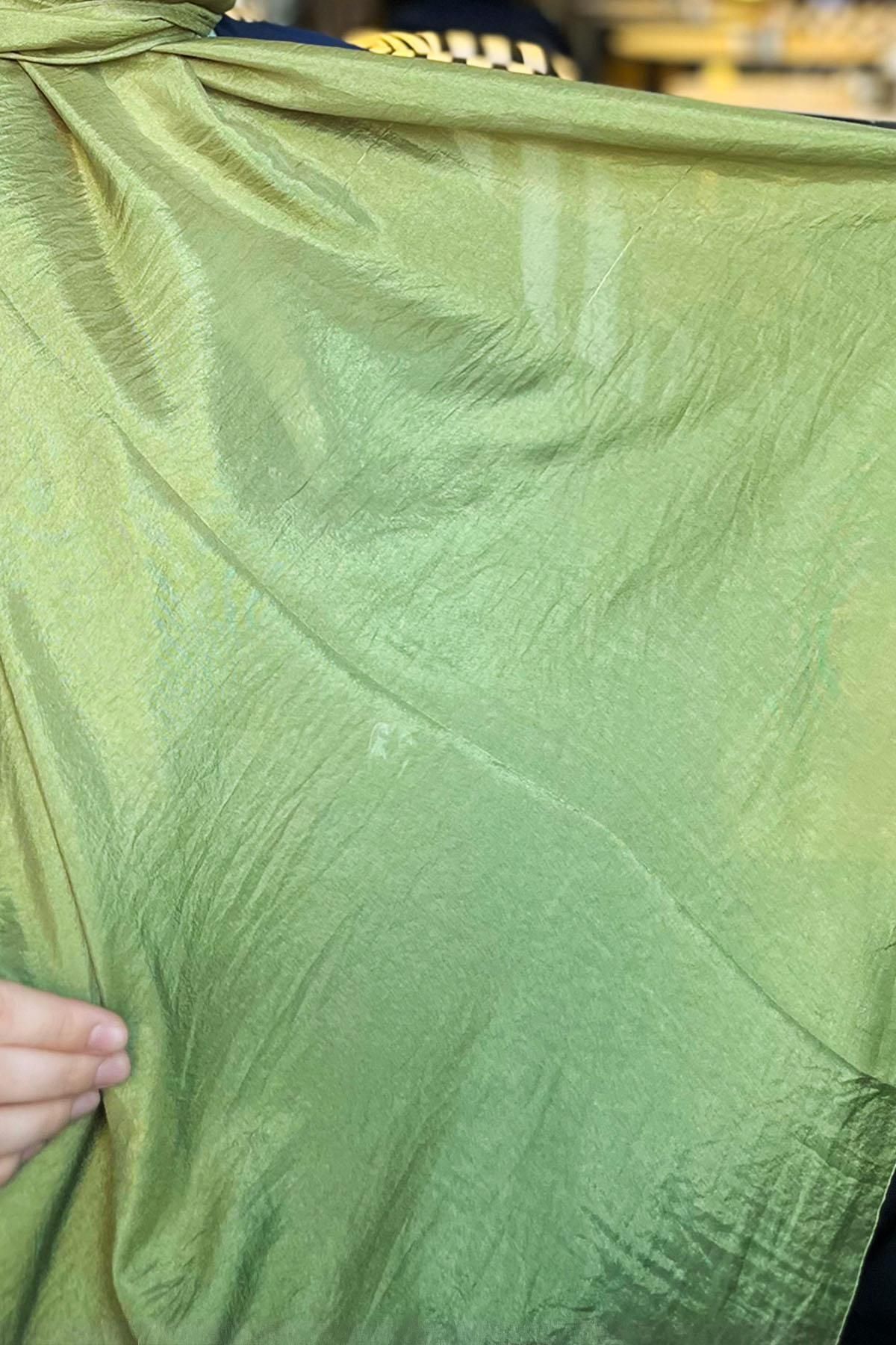 Sultan Eşarp-Sultan Voile Shawl - Plain Color - Slv001-06 - Green 2
