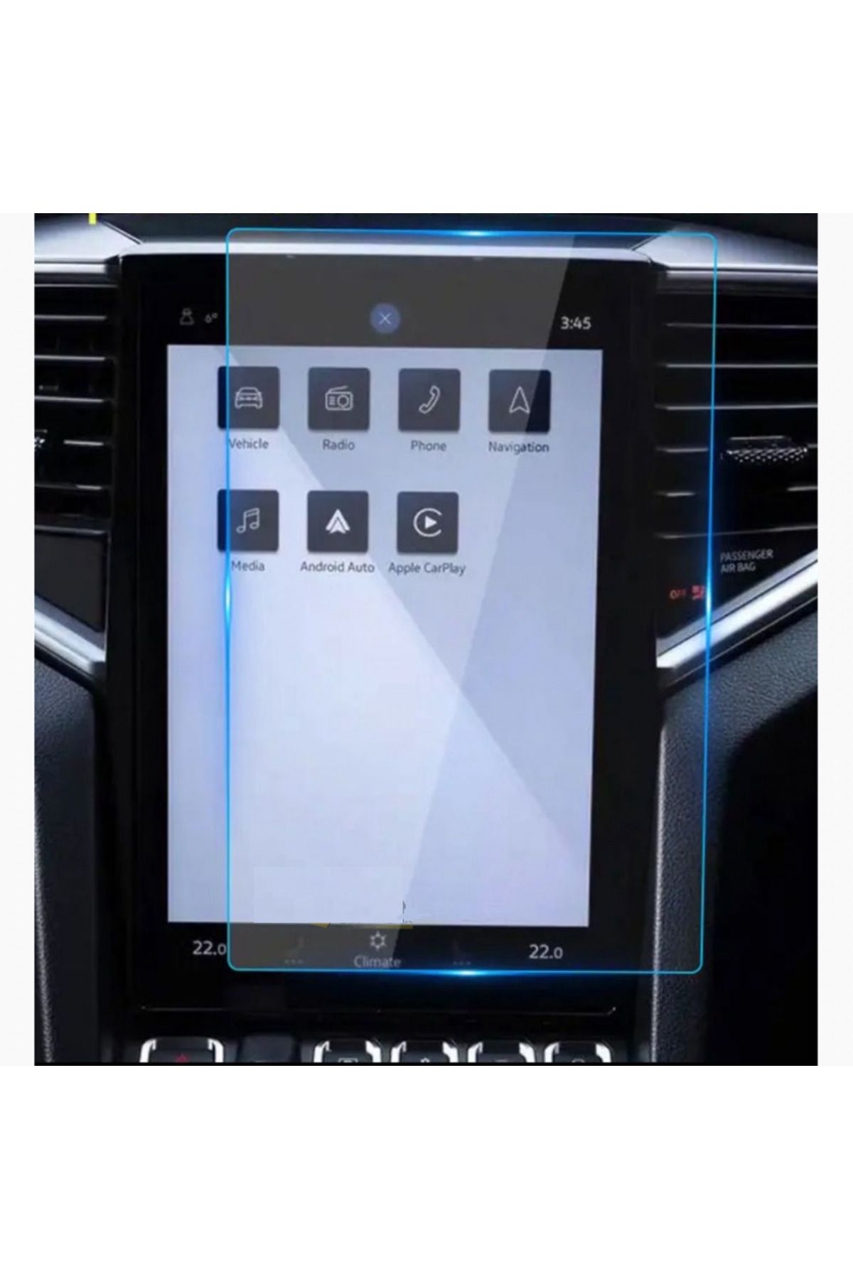 Mobilite Volkswagen Amarok 2022-2024 Model 12 inç Multimedya Ekranı Uyumlu 9H Nano Ekran Koruyucu