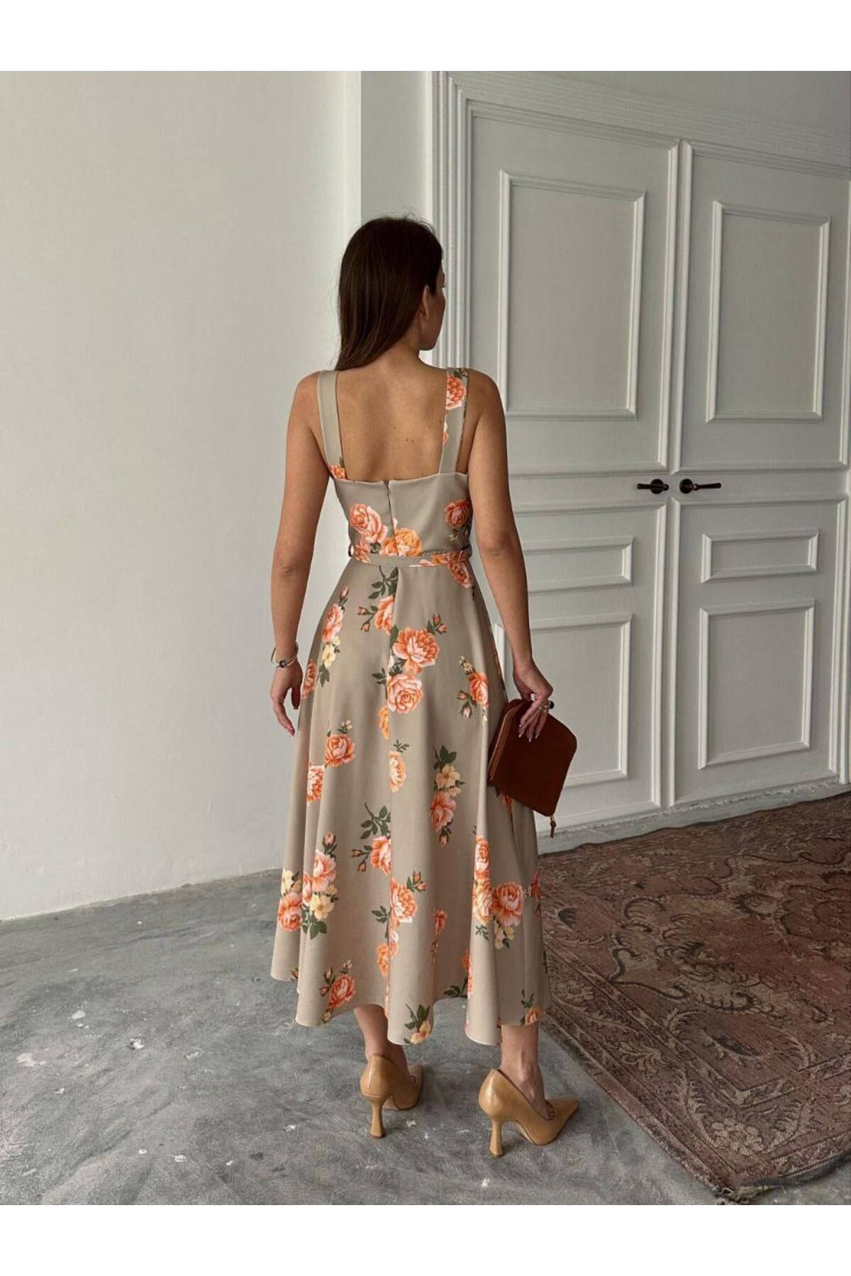 Butik butter çiçek elbise