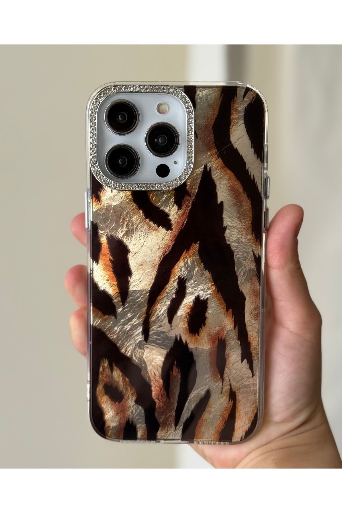 FİŞNEİLETİŞİM İPHONE 16 PROMAX UYUMLU ZEBRA DESENLİ KILIF