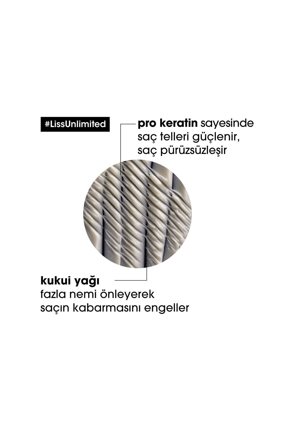 Expert Liss Unlimited Elektriklenme Karşıtı ve Yumuşaklık Veren Maske 250ml — LPSE-975990 — تصویر 2 از 6