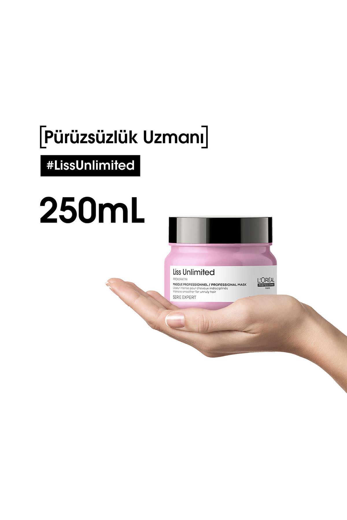 Expert Liss Unlimited Elektriklenme Karşıtı ve Yumuşaklık Veren Maske 250ml — LPSE-975990 — تصویر 5 از 6
