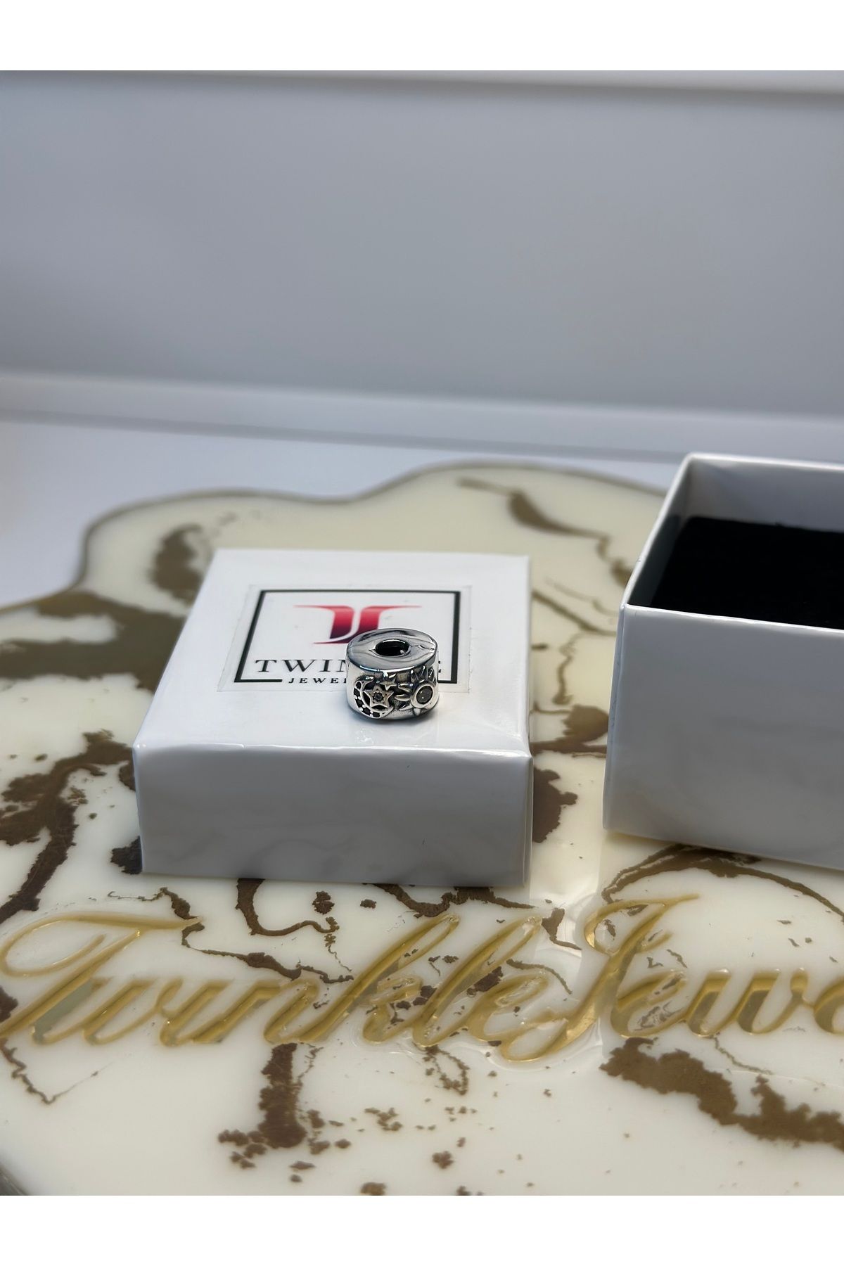 Twinkle Jewellery Güneş ve Ay Klips Charm