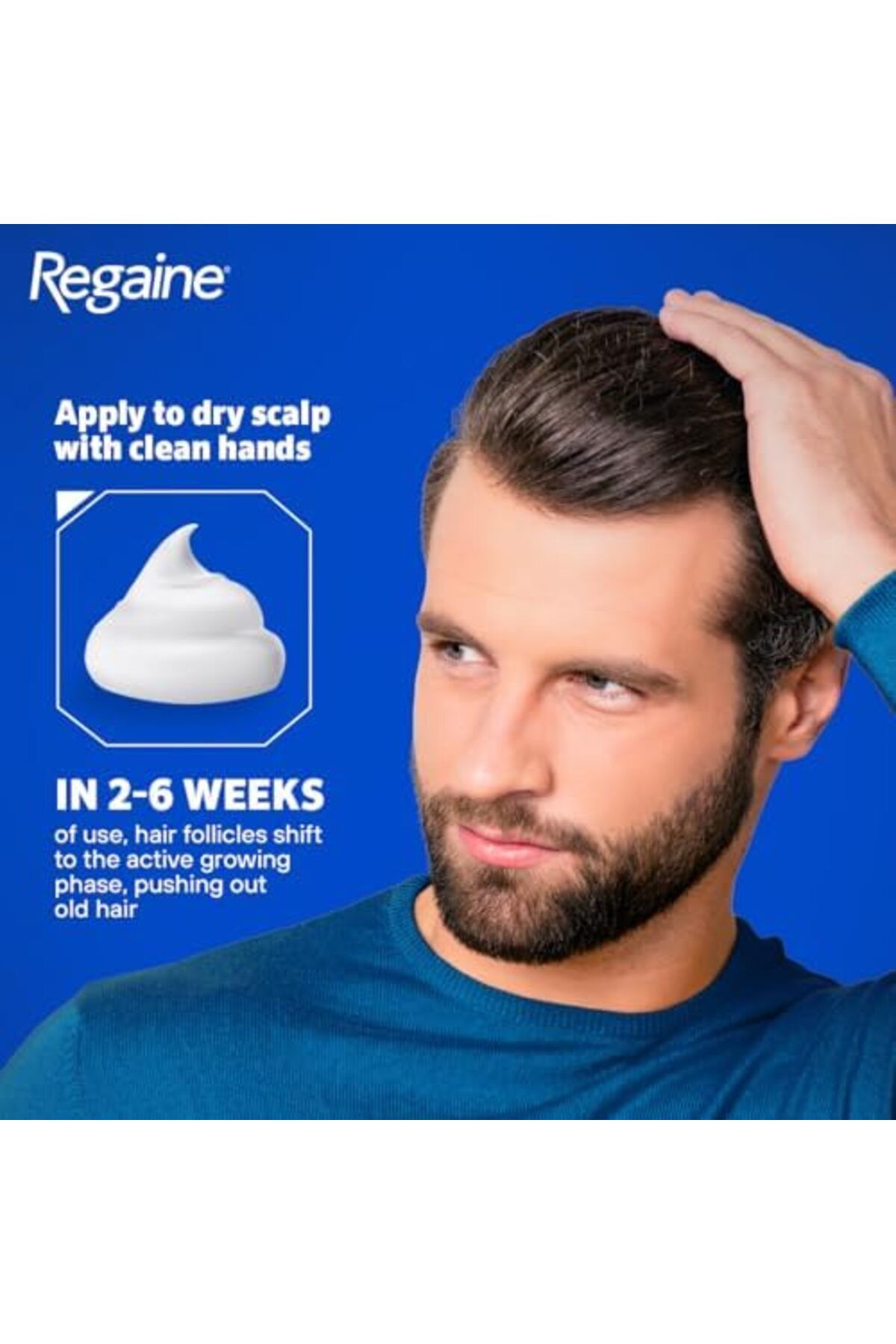 Regaine-Extra Strength Scalp Cutaneous Foam (3x 73 ml), Treatment for Regrowth in Men with 5% Minoxi 7