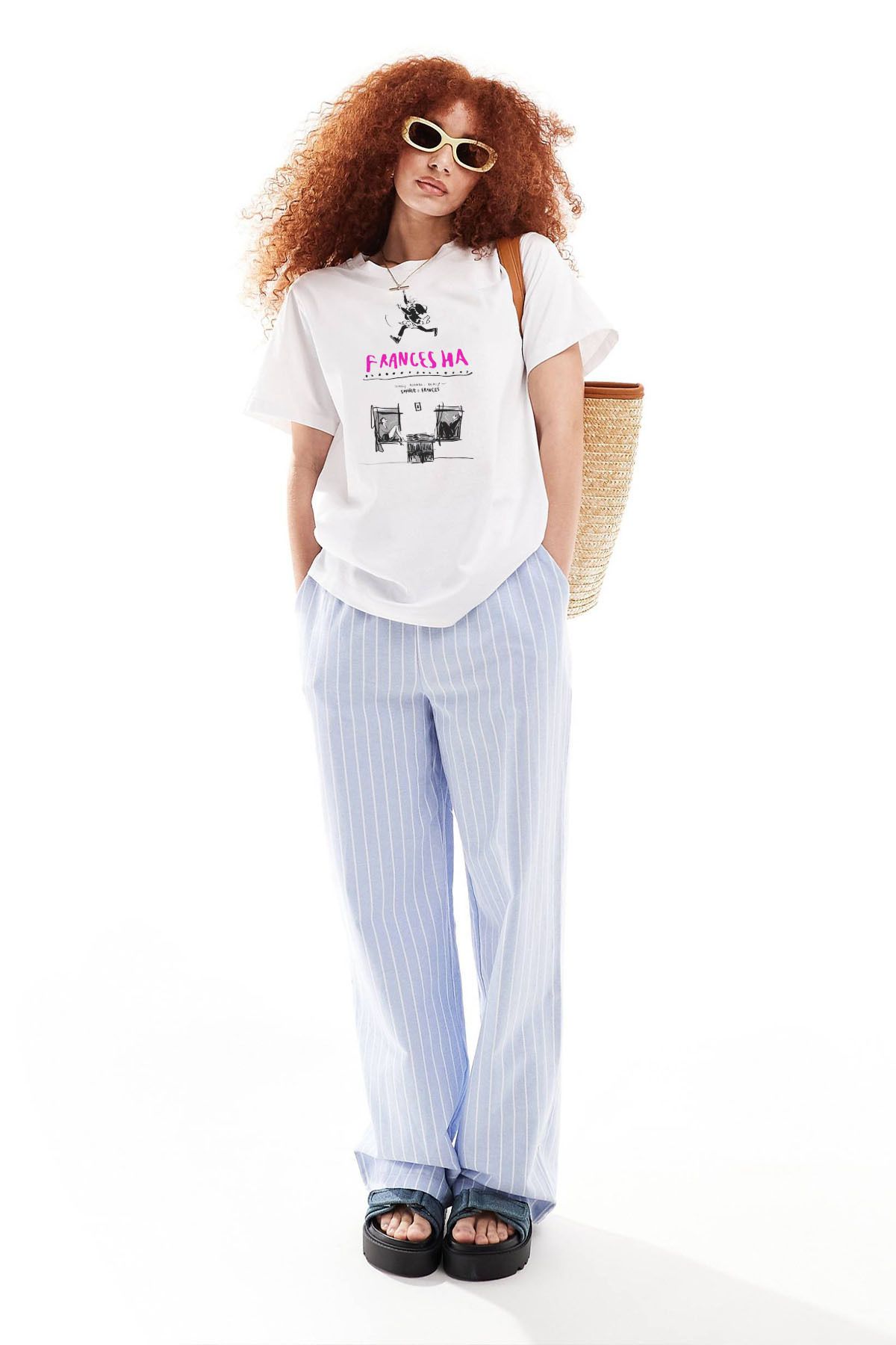 Tee&more. Unisex Regular Fit Frances Ha Baskılı Premium T-shirt