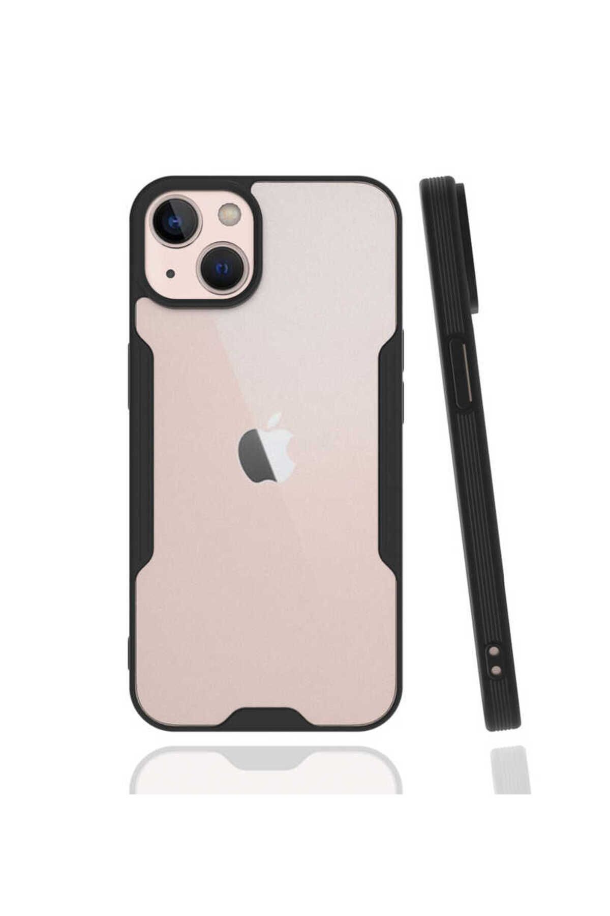 VARDAR AKSESUAR iPhone 13 Mini Uyumlu Kılıf Ultra İnce Esnek Kenarları Renkli Parfevar Malkoec Kapak