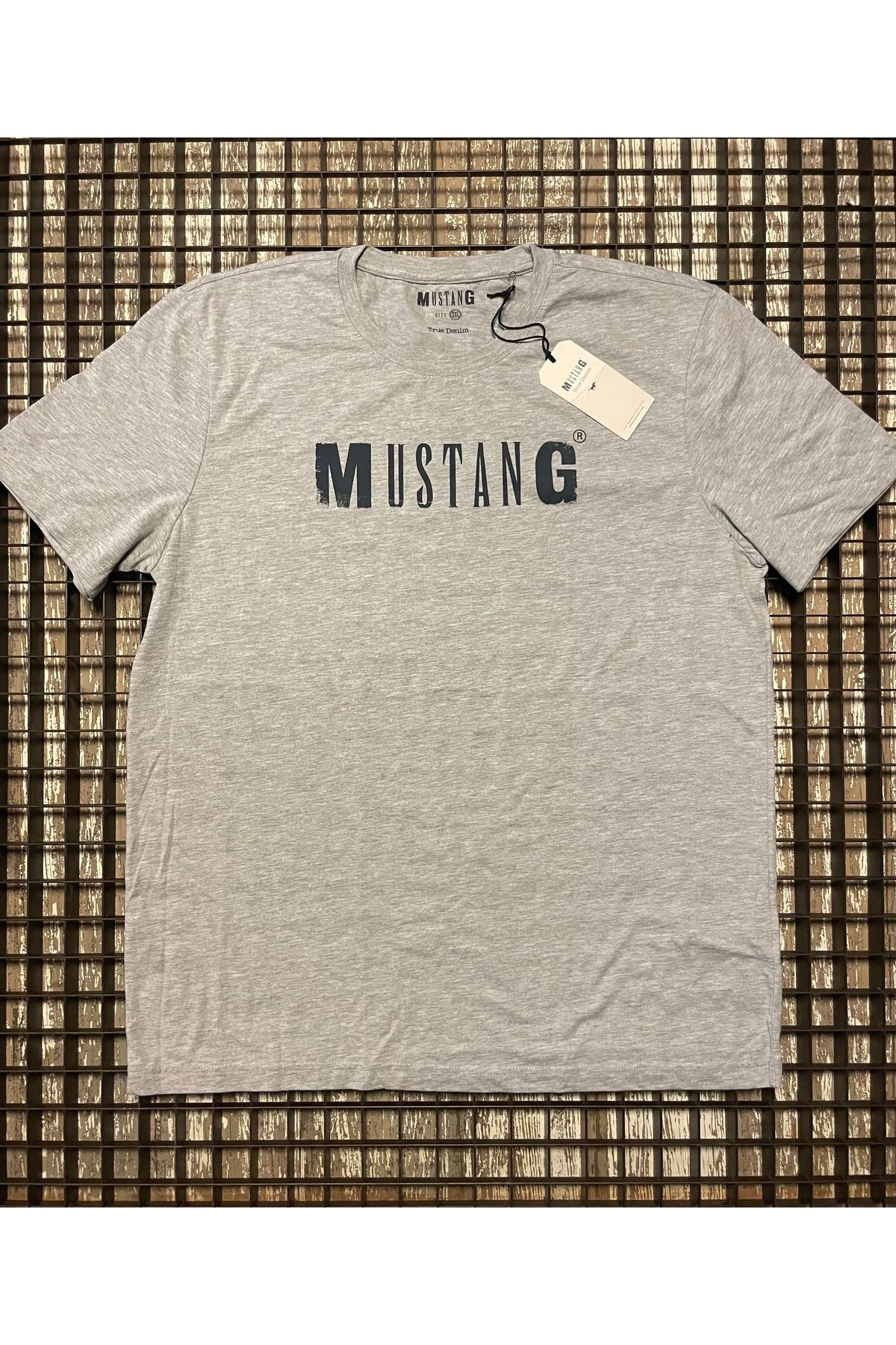 MUSTANG JEANS baskılı t-shirt