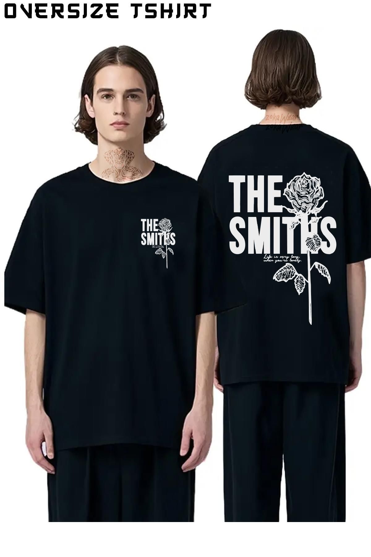 ZOKAWEAR The-Smiths Sırt Baskılı Oversize Tişört