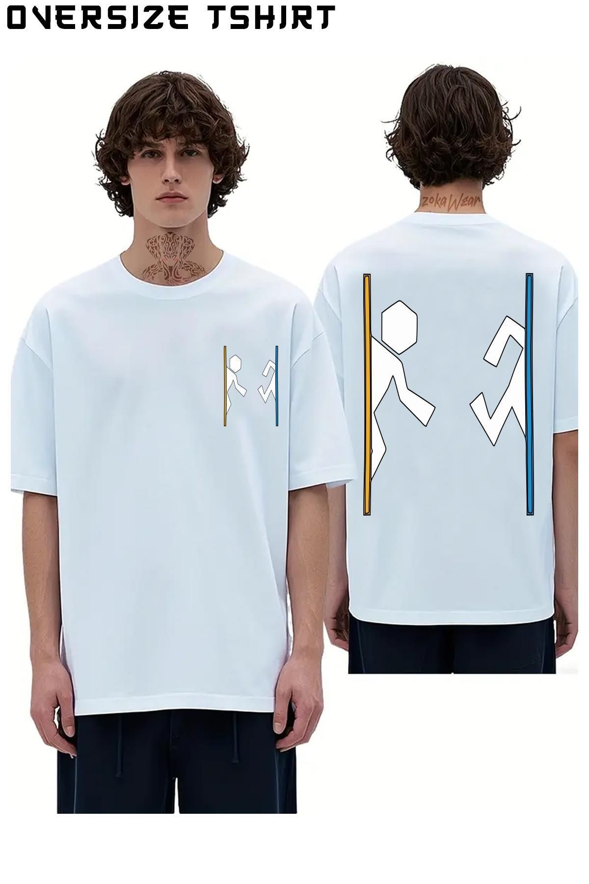 ZOKAWEAR Portal Sırt Baskılı Oversize Tişört