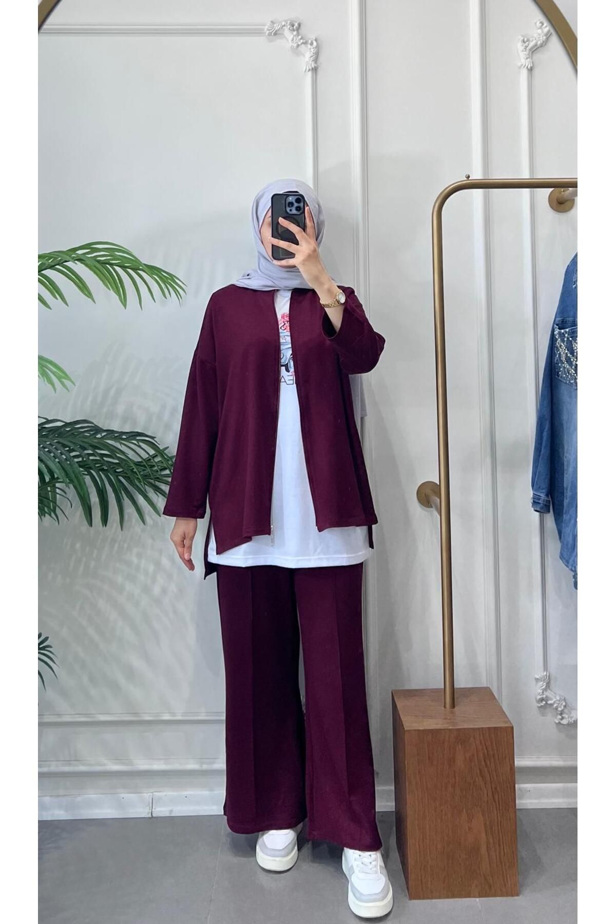 MODA HASEN ÇİMA DİKİŞLİ YIRTMAÇLI TAKIM