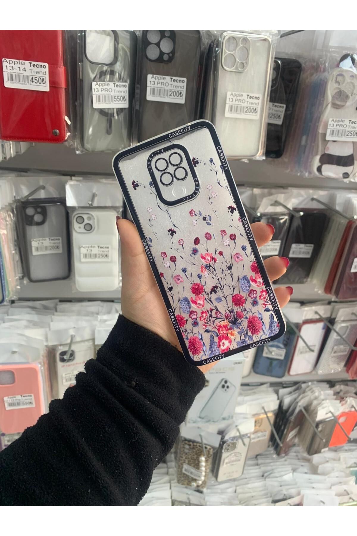 TECNOTREND Redmi Note 9 Pro/Note 9s Uyumlu Desenli şeffaf silikon kılıf