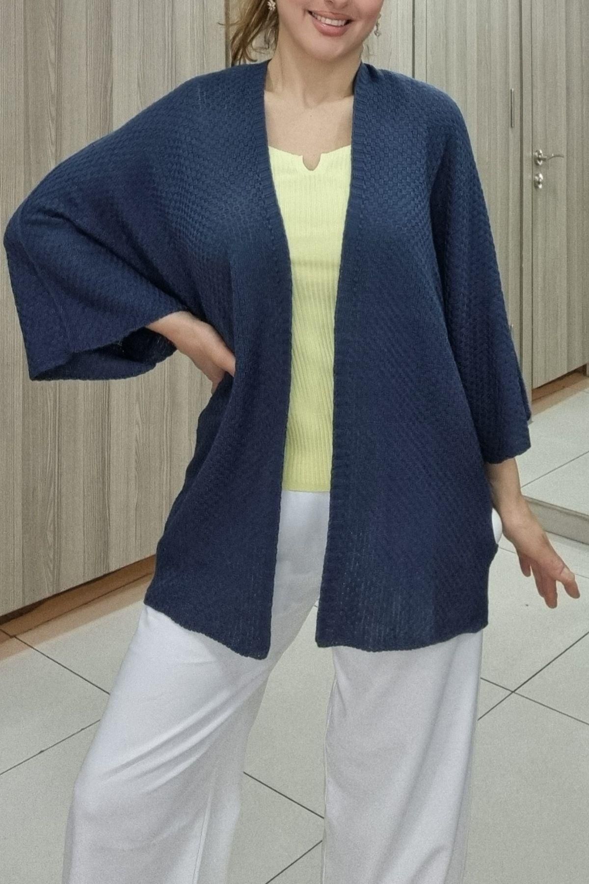 Maya Butik Salaş Yazlık Triko Hırka - 2248