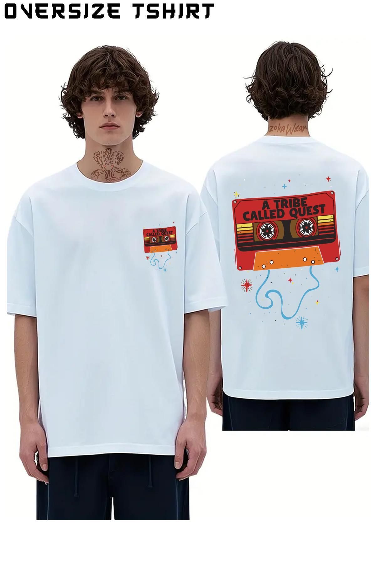 ZOKAWEAR A-Tribe-Called-Quest-v2 Sırt Baskılı Oversize Tişört