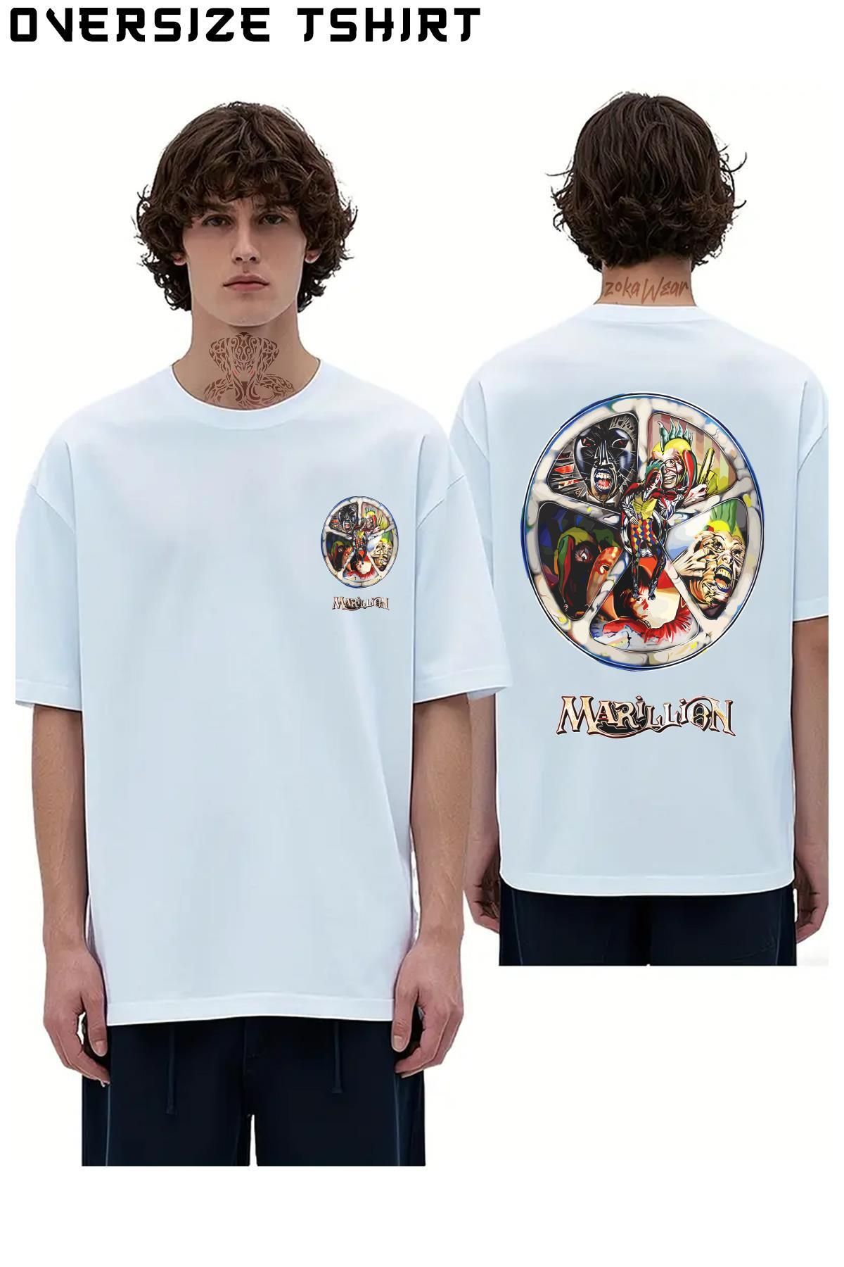 ZOKAWEAR Marillion Sırt Baskılı Oversize Tişört