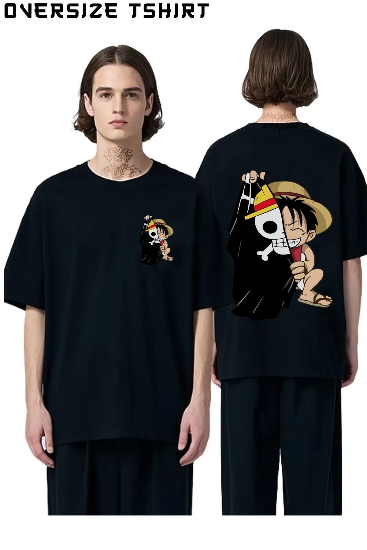 ZOKAWEAR One-Piece Sırt Baskılı Oversize Tişört
