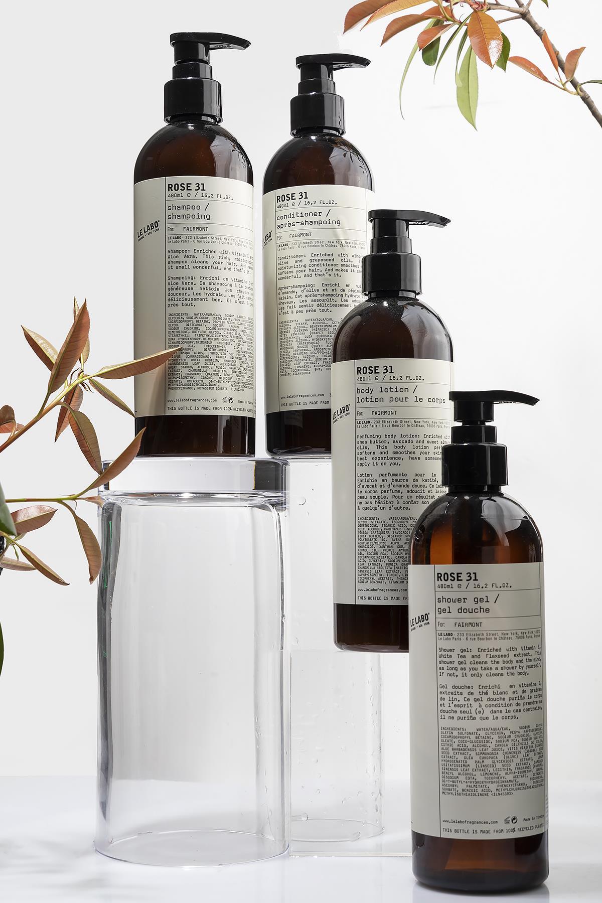 Le Labo Rose 31 Shampoo 480 ml Conditioner 480 ml Body Lotion 480