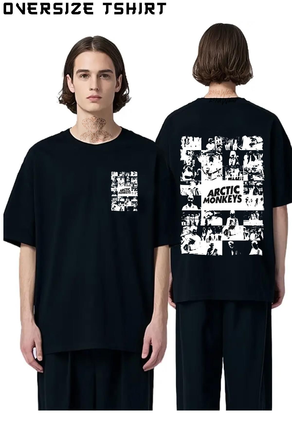 ZOKAWEAR Arctic-Monkeys Sırt Baskılı Oversize Tişört