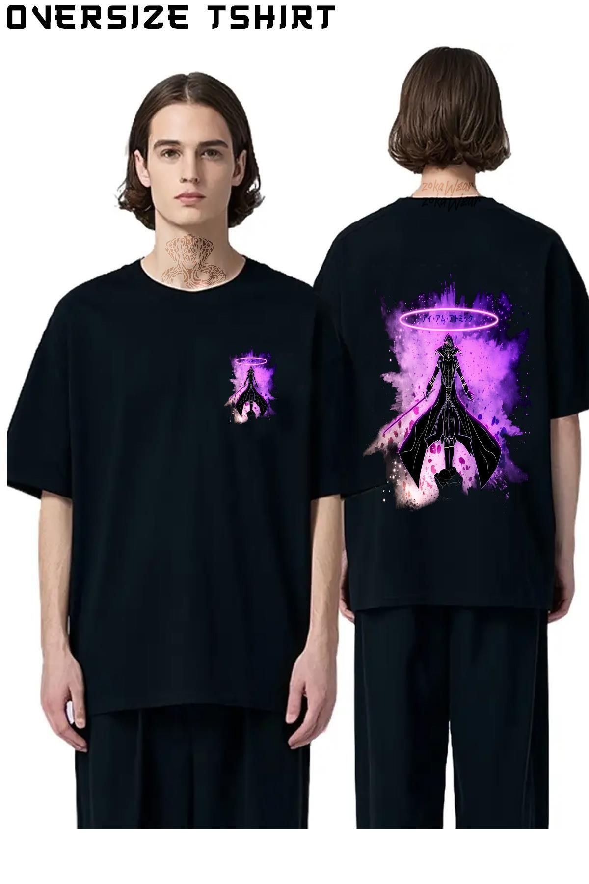 ZOKAWEAR The-eminence-in-shadow-cid Sırt Baskılı Oversize Tişört