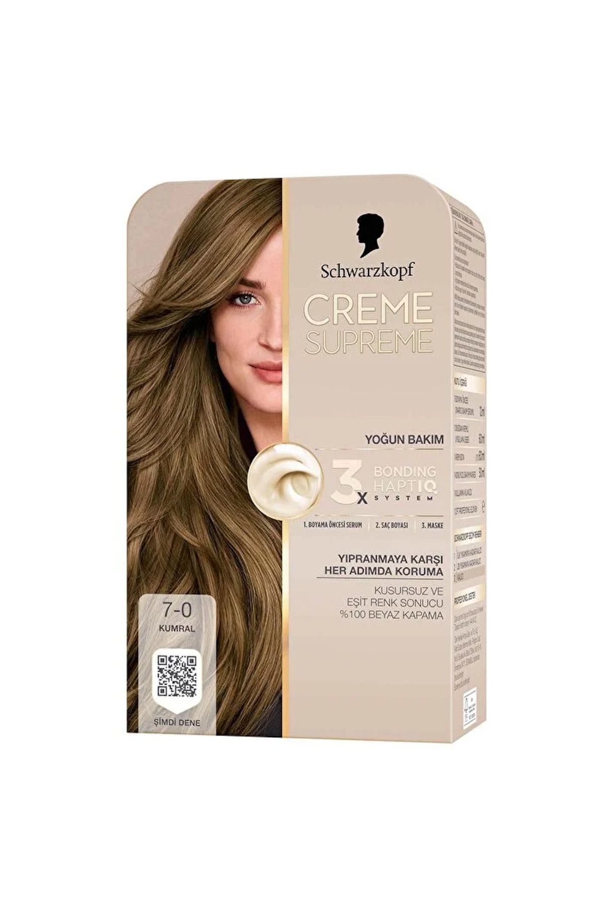 Schwarzkopf Creme Supreme Saç Boyası 7-0 Kumral