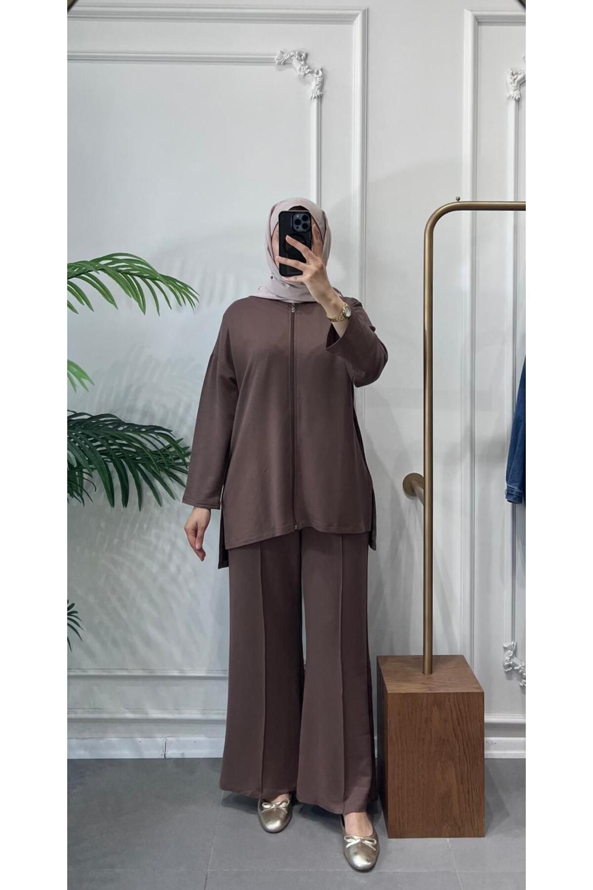 MODA HASEN ÇİMA DİKİŞLİ YIRTMAÇLI TAKIM