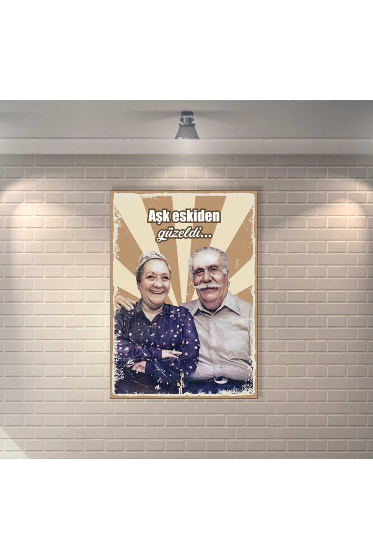 BBO REKLAM Adile Naşit Yeşilçam Retro Ahşap Poster