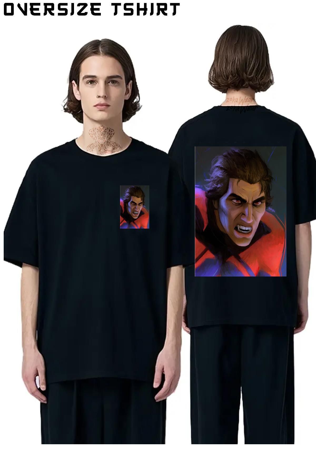 ZOKAWEAR Miguel-O'hara Sırt Baskılı Oversize Tişört