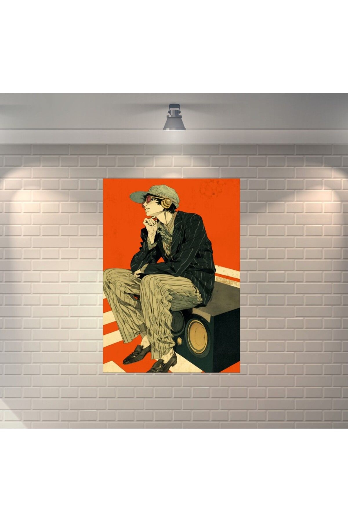 BBO REKLAM Anime Retro Ahşap Poster