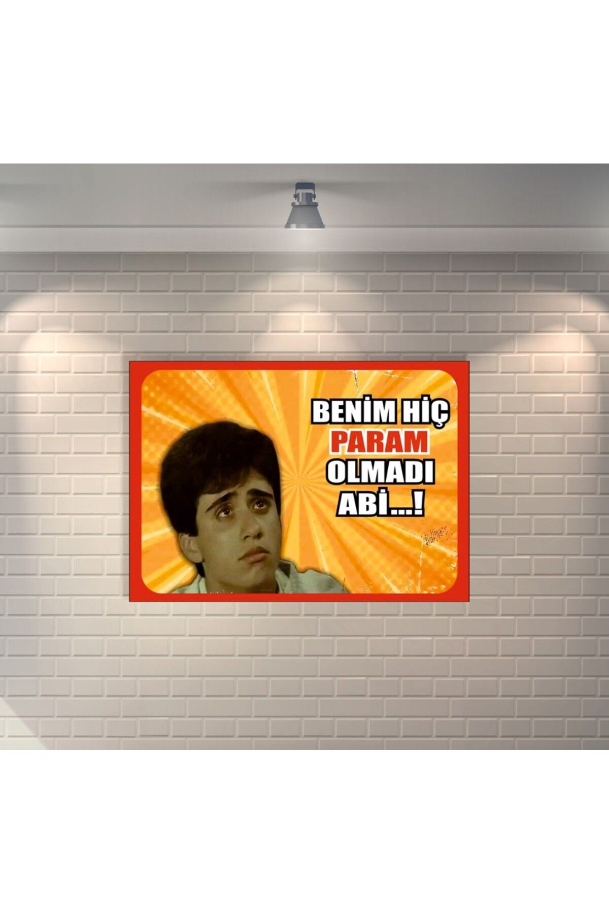 BBO REKLAM Küçük Emrah Retro Ahşap Poster