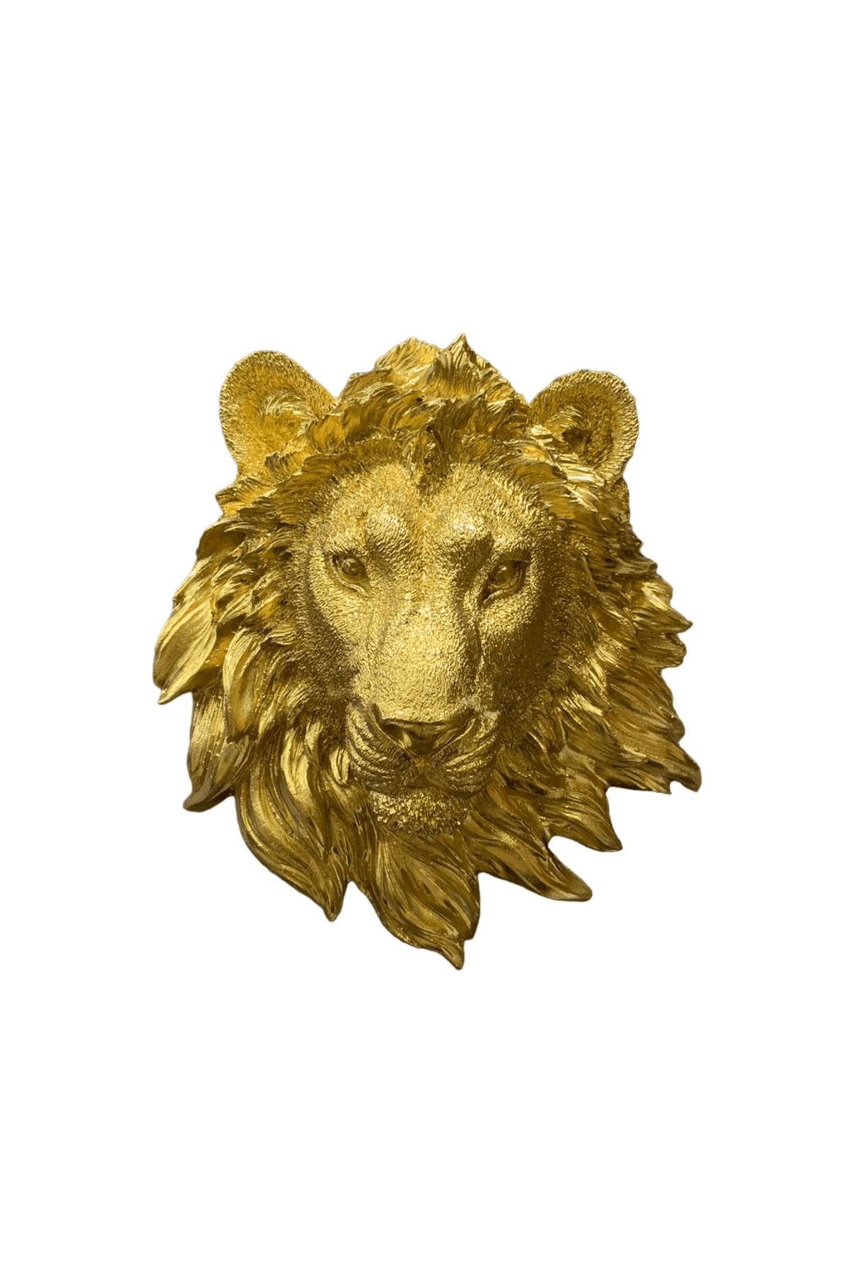 lusira Altın Dekor Aslan Başı, Askılı