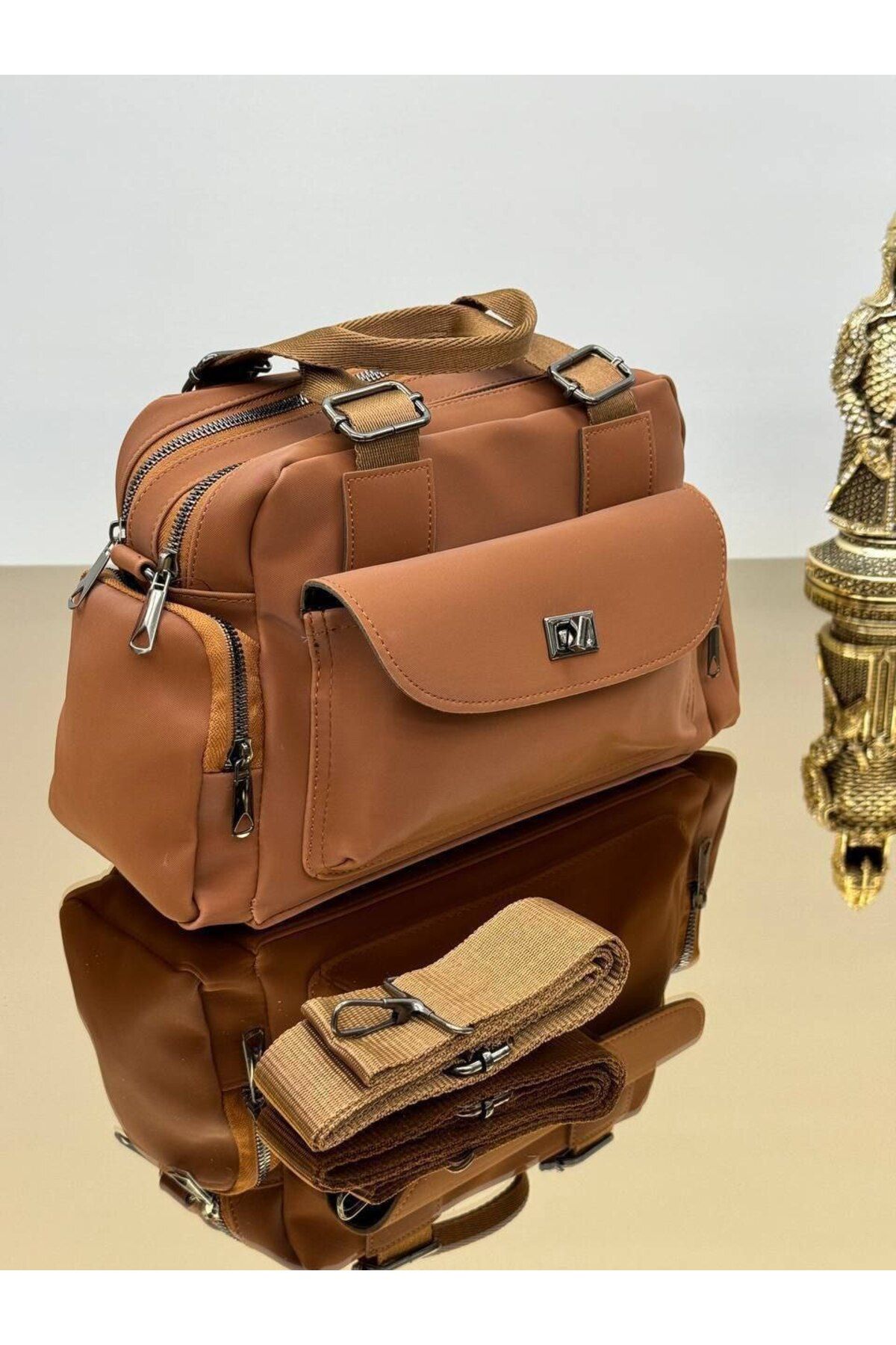 bynarincollection günlük geniş model kol çantası