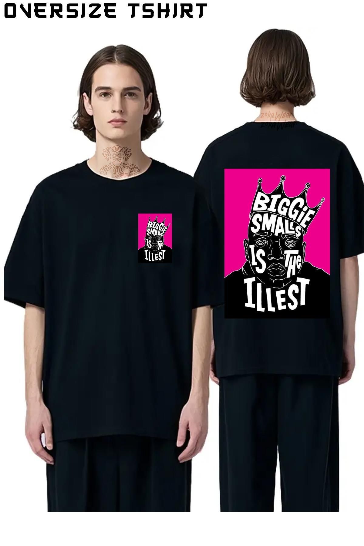 ZOKAWEAR Biggie-The-Notorious-Bıg Sırt Baskılı Oversize Tişört